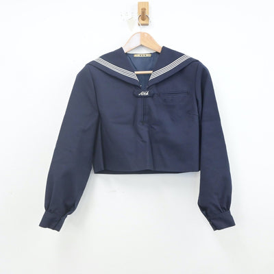 【中古】福岡県 朝倉高等学校 女子制服 1点（セーラー服）sf021817