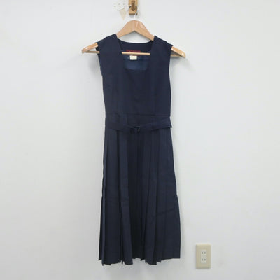 【中古】福岡県 甘木中学校 女子制服 3点（セーラー服・ジャンパースカート）sf021820