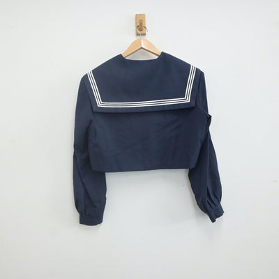 【中古】福岡県 甘木中学校 女子制服 3点（セーラー服・ジャンパースカート）sf021821