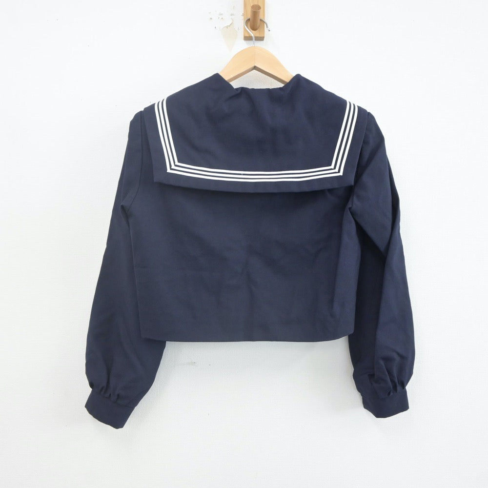 【中古】福岡県 甘木中学校 女子制服 3点（セーラー服・ジャンパースカート）sf021824