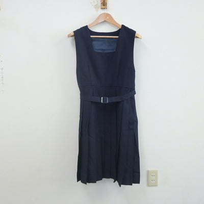 【中古】福岡県 甘木中学校 女子制服 3点（セーラー服・ジャンパースカート）sf021824