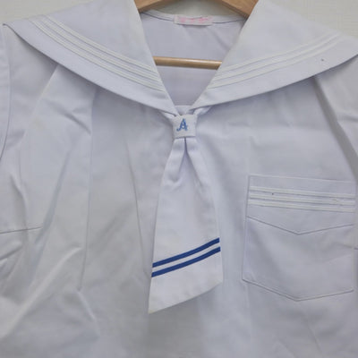 【中古】福岡県 甘木中学校 女子制服 3点（セーラー服・スカート）sf021826