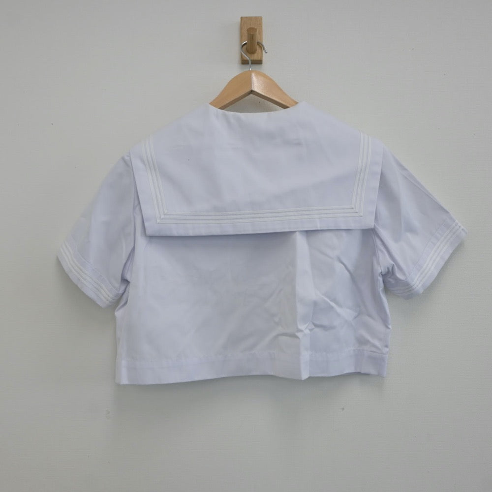 【中古】福岡県 甘木中学校 女子制服 3点（セーラー服・スカート）sf021829