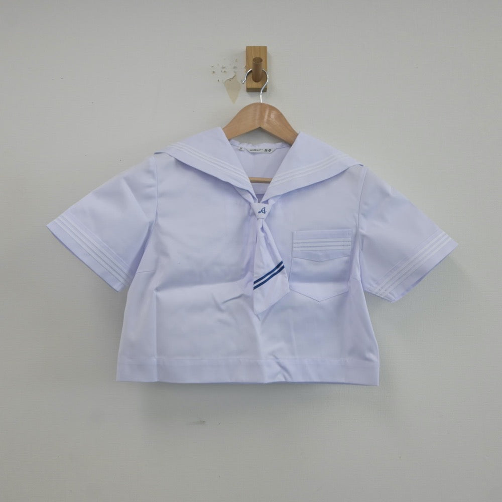 【中古】福岡県 甘木中学校 女子制服 2点（セーラー服）sf021830