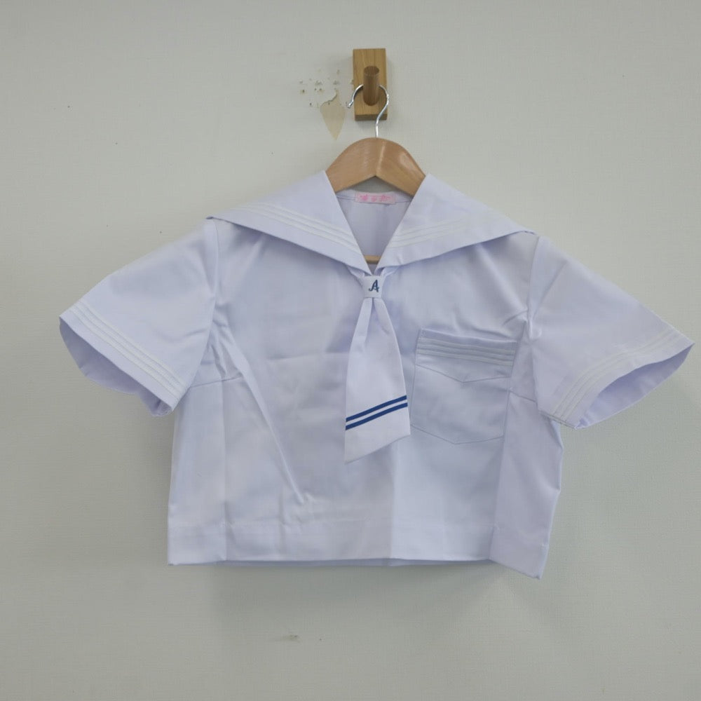 【中古】福岡県 甘木中学校 女子制服 2点（セーラー服）sf021831