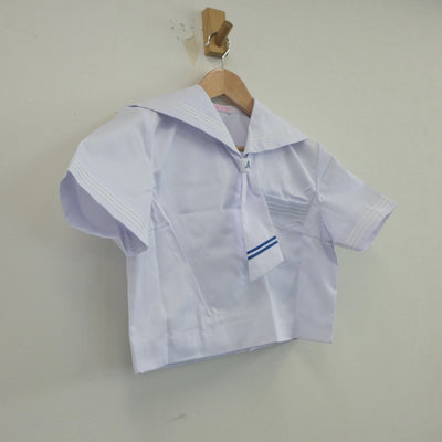 【中古】福岡県 甘木中学校 女子制服 2点（セーラー服）sf021831