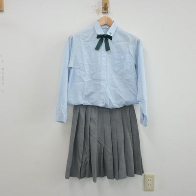 【中古】東京都 都立第四商業高等学校 女子制服 5点（ブレザー・ベスト・シャツ・スカート）sf021839