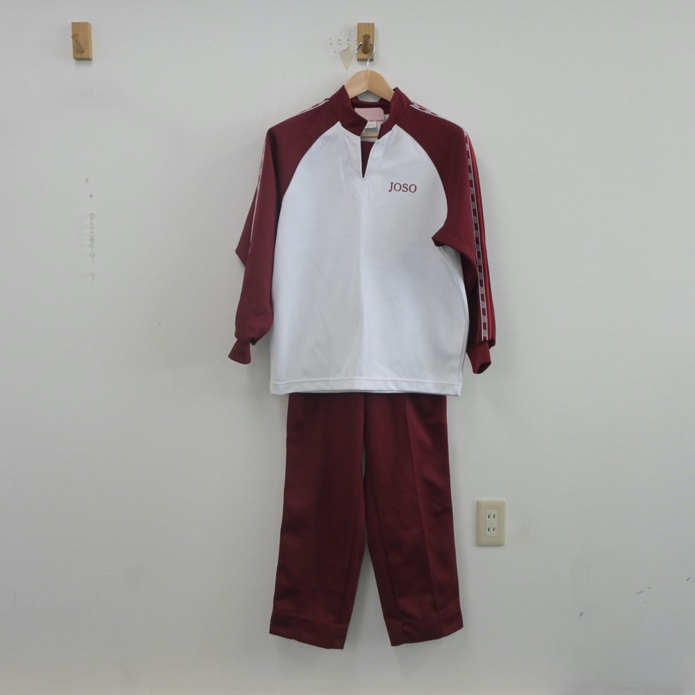 【中古】茨城県 常総学院高等学校 女子制服 2点（ジャージ 上・ジャージ 下）sf021844