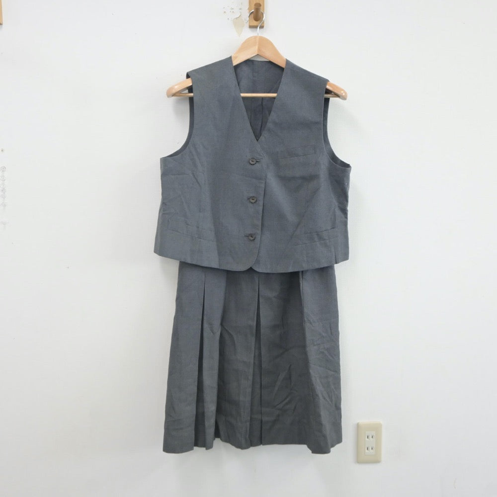 【中古】静岡県 浜松東高等学校 女子制服 5点（ブレザー・ベスト・スカート）sf021852