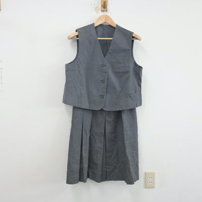 【中古】静岡県 浜松東高等学校 女子制服 5点（ブレザー・ベスト・スカート）sf021852