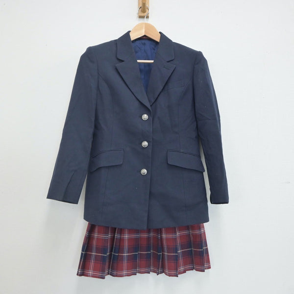 A583/T(中古)新潟県 加茂農林高校 女子制服6点 /170A/M/L/W69