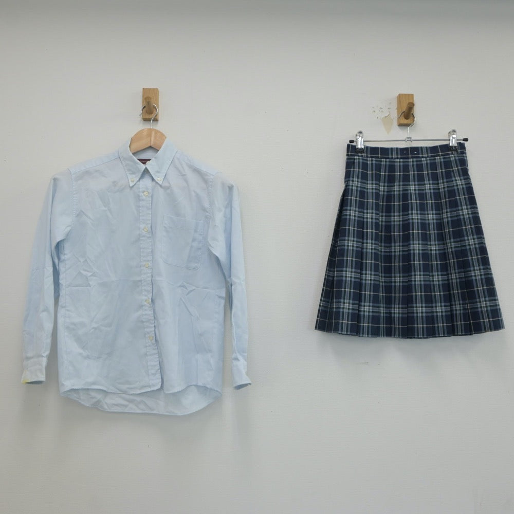 中古制服】新潟県 加茂暁星高等学校 女子制服 2点（シャツ・スカート）sf021877【リサイクル学生服】 | 中古制服通販パレイド