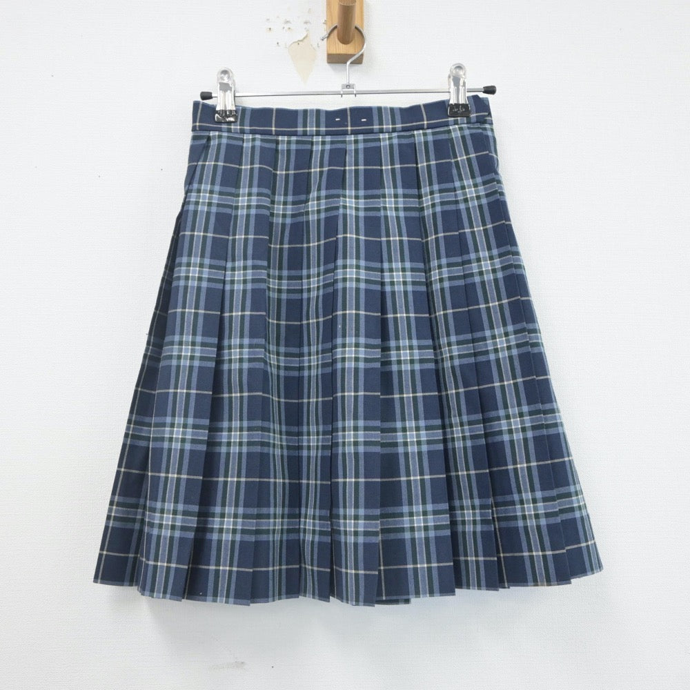 【中古】新潟県 加茂暁星高等学校 女子制服 2点（シャツ・スカート）sf021877