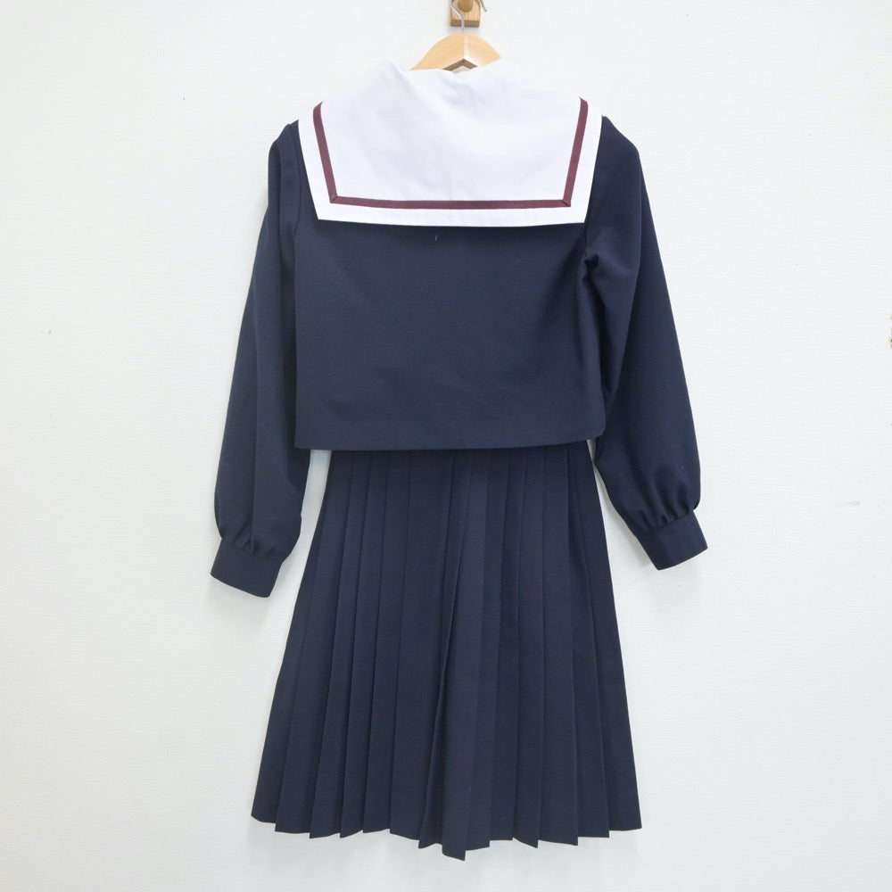 【中古】愛知県 刈谷高等学校 女子制服 3点（セーラー服・スカート）sf021878