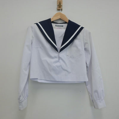 【中古】愛知県 刈谷高等学校 女子制服 2点（セーラー服・スカート）sf021879