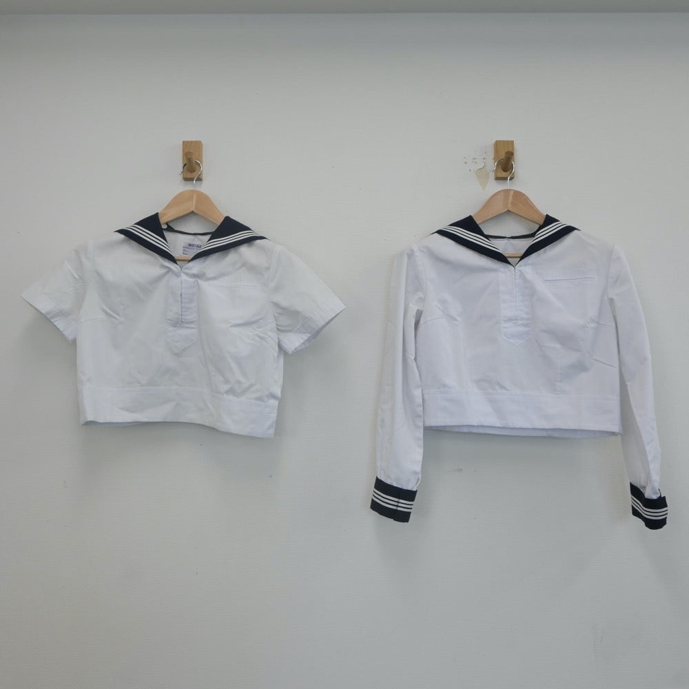 【中古】東京都 東京女学館高等学校 女子制服 3点（セーラー服・セーラー服・ジャンパースカート）sf021883