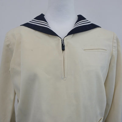 【中古】東京都 東京女学館中学校 女子制服 2点（セーラー服・スカート）sf021888