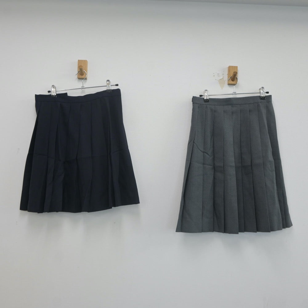 【中古】神奈川県 玉川学園高等部 女子制服 3点（シャツ・スカート・スカート）sf021906