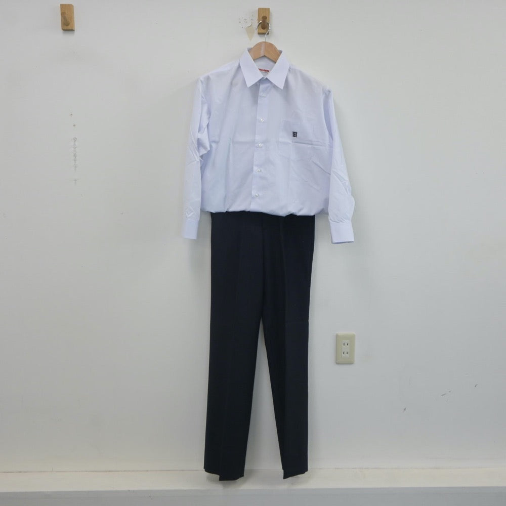 【中古】東京都 攻玉社中学校・高等学校 男子制服 2点（シャツ・ズボン）sf021920