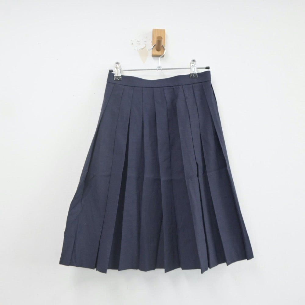 【中古】静岡県 金岡中学校 女子制服 3点（シャツ・スカート）sf021933