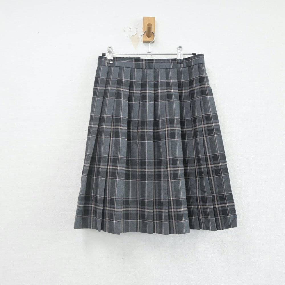 【中古】北海道 北海学園札幌高等学校 女子制服 4点（シャツ・ニットベスト・スカート）sf021942