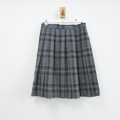 【中古】北海道 北海学園札幌高等学校 女子制服 4点（シャツ・ニットベスト・スカート）sf021942