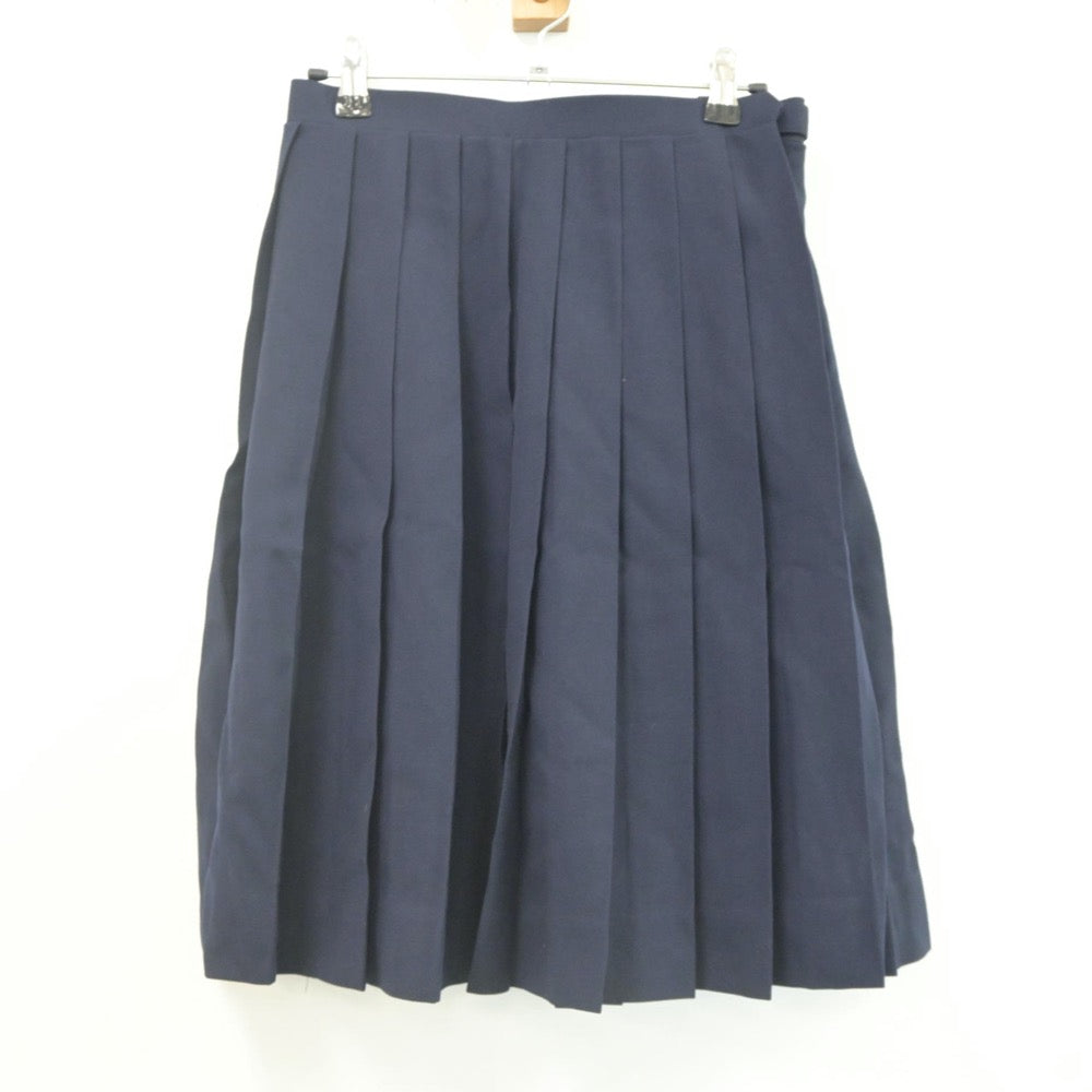 【中古】群馬県 高崎市立第一中学校 女子制服 4点（ブレザー・ベスト・シャツ・スカート）sf021946