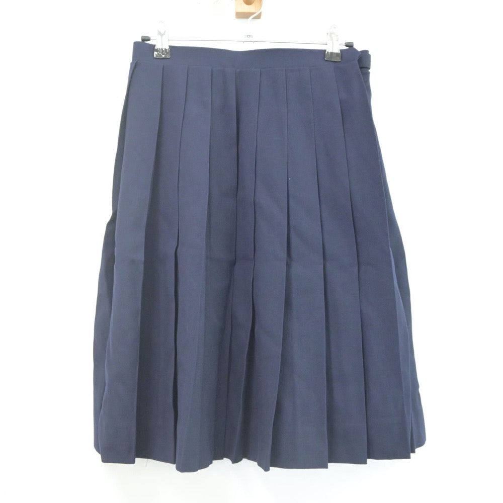 【中古】群馬県 高崎市立第一中学校 女子制服 4点（ブレザー・ベスト・シャツ・スカート）sf021947