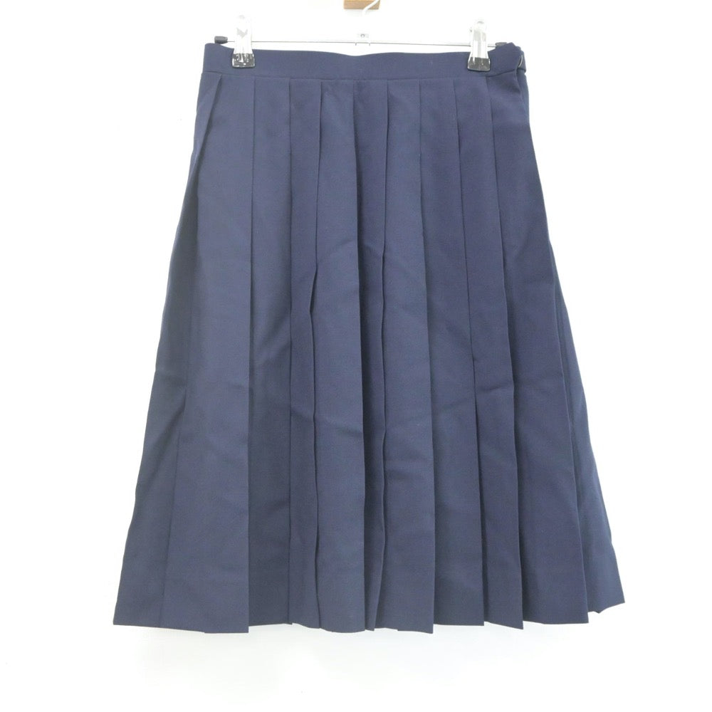 【中古】群馬県 高崎市立第一中学校 女子制服 2点（シャツ・スカート）sf021948