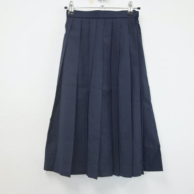 【中古】埼玉県 伊奈学園中学校 女子制服 3点（ニットベスト・シャツ・スカート）sf021952