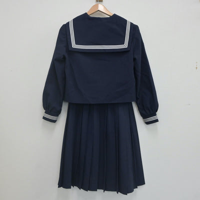 【中古】兵庫県 西脇工業高等学校 女子制服 3点（セーラー服・スカート）sf021960