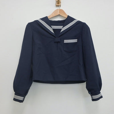 【中古】兵庫県 西脇工業高等学校 女子制服 3点（セーラー服・スカート）sf021960