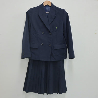 【中古】兵庫県 西脇工業高等学校 女子制服 3点（ブレザー・スカート）sf021963