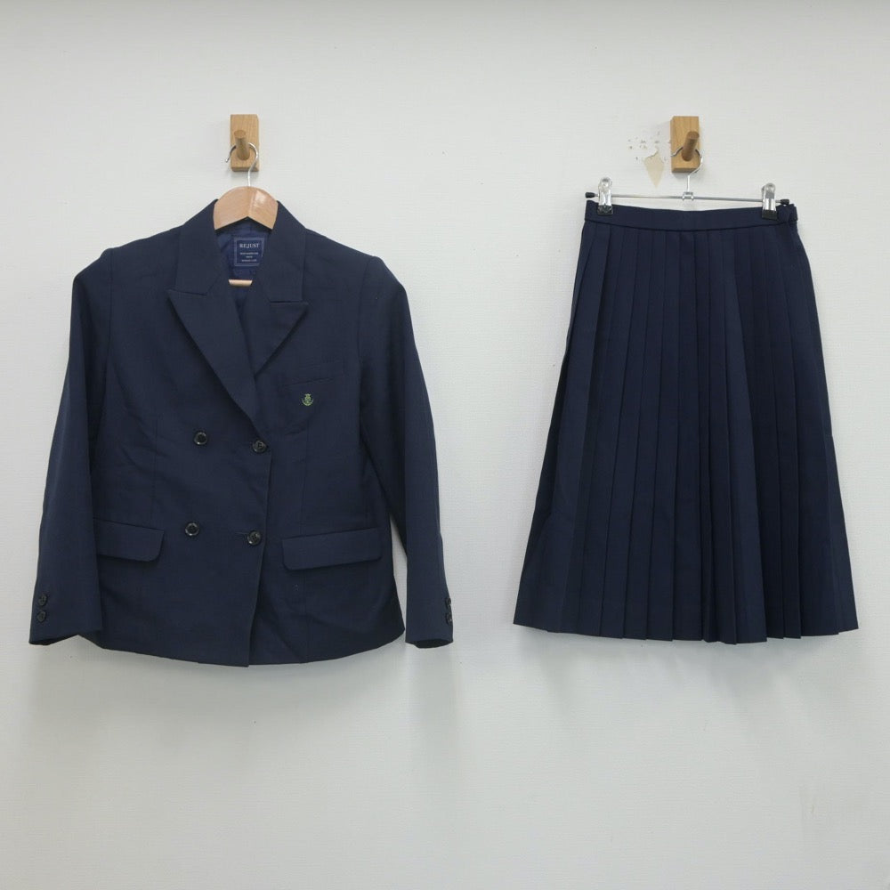 【中古】兵庫県 西脇工業高等学校 女子制服 3点（ブレザー・スカート）sf021963