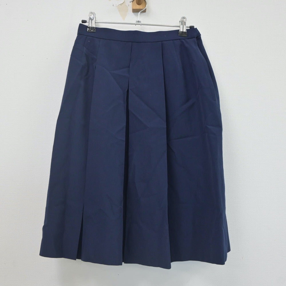 【中古】兵庫県 西落合中学校 女子制服 2点（シャツ・スカート）sf021967