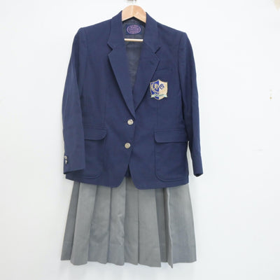 【中古】神奈川県 平塚学園高等学校 女子制服 2点（ブレザー・スカート）sf021970