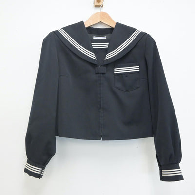 【中古】三重県 嬉野中学校 女子制服 2点（セーラー服・スカート）sf021975