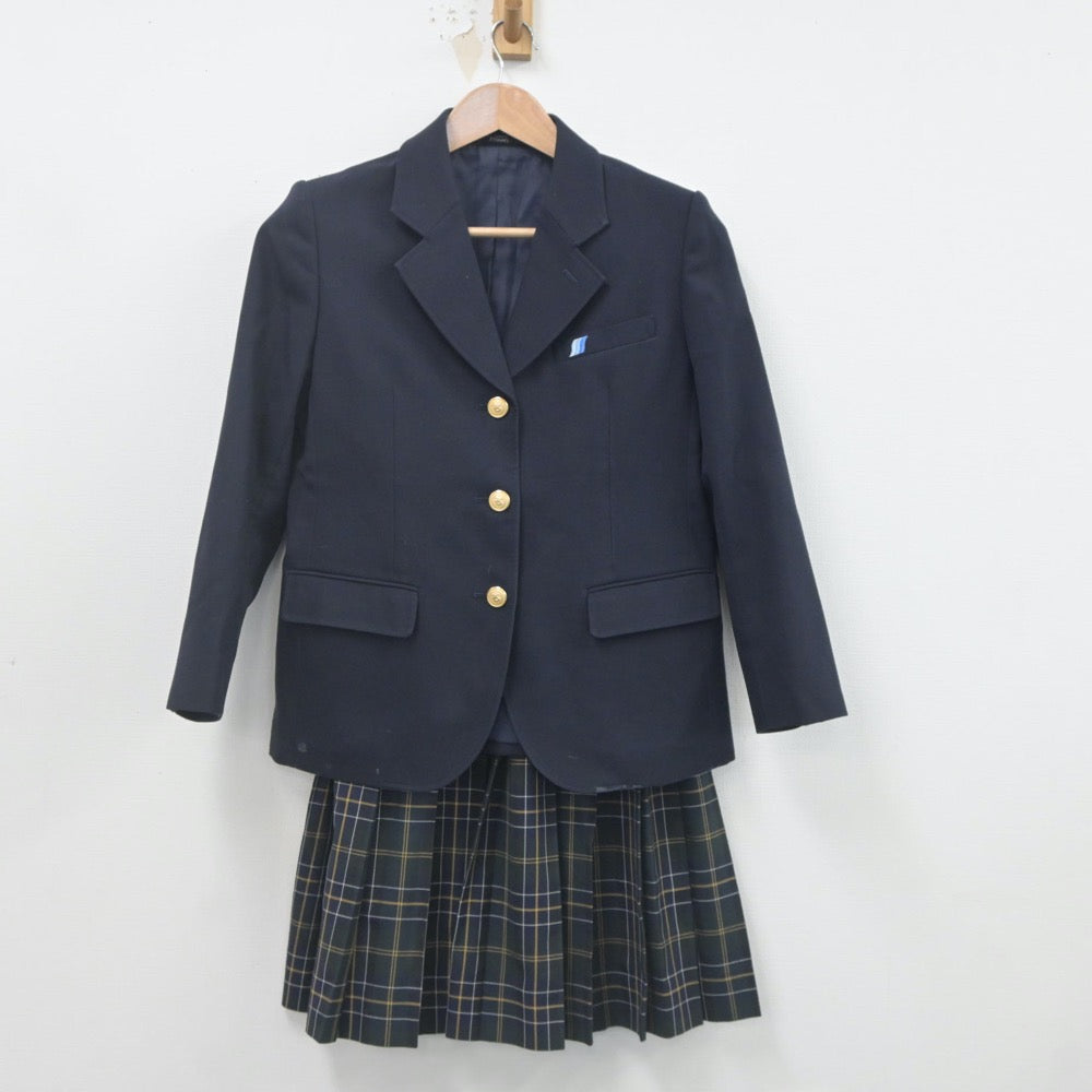 【中古】愛知県 神の倉中学校 女子制服 2点（ブレザー・スカート）sf021992