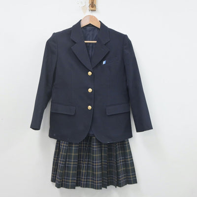 【中古】愛知県 神の倉中学校 女子制服 2点（ブレザー・スカート）sf021992