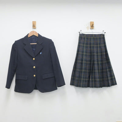 【中古】愛知県 神の倉中学校 女子制服 2点（ブレザー・スカート）sf021992