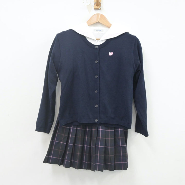 レア☆制服 中古制服】神奈川県 新羽高等学校 女子制服 4点（ブレザー