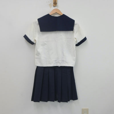 【中古】愛知県 名古屋商業高等学校 女子制服 2点（セーラー服・スカート）sf022001