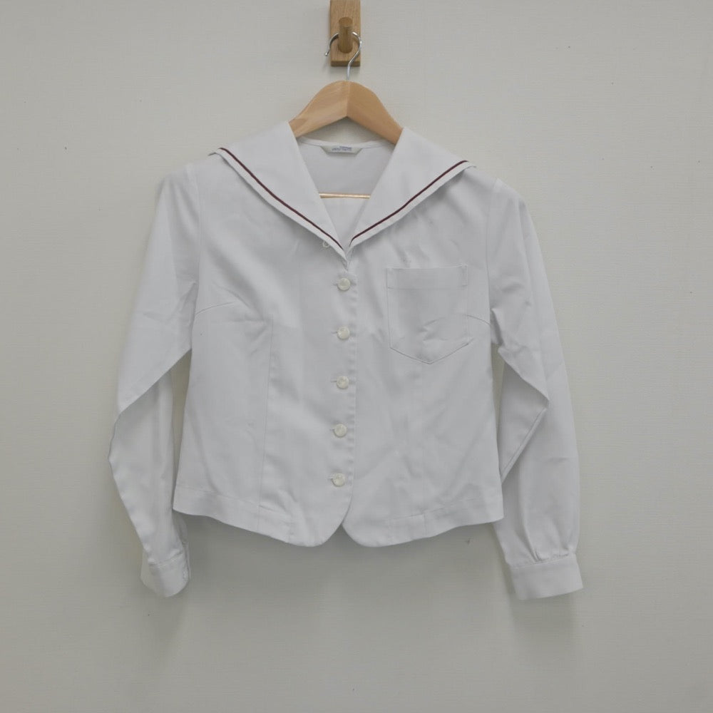 【中古】大阪府 早稲田摂陵高等学校 女子制服 2点（セーラー服・セーラー服）sf022017