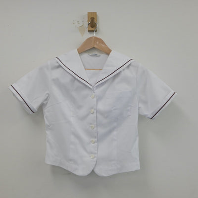 【中古】大阪府 早稲田摂陵高等学校 女子制服 2点（セーラー服・セーラー服）sf022017