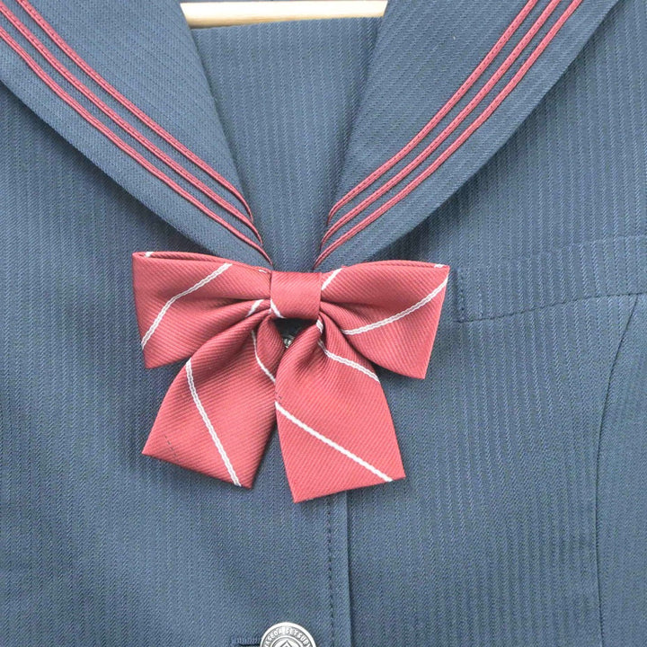 中古制服】大阪府 早稲田摂陵高等学校 女子制服 3点（セーラー服