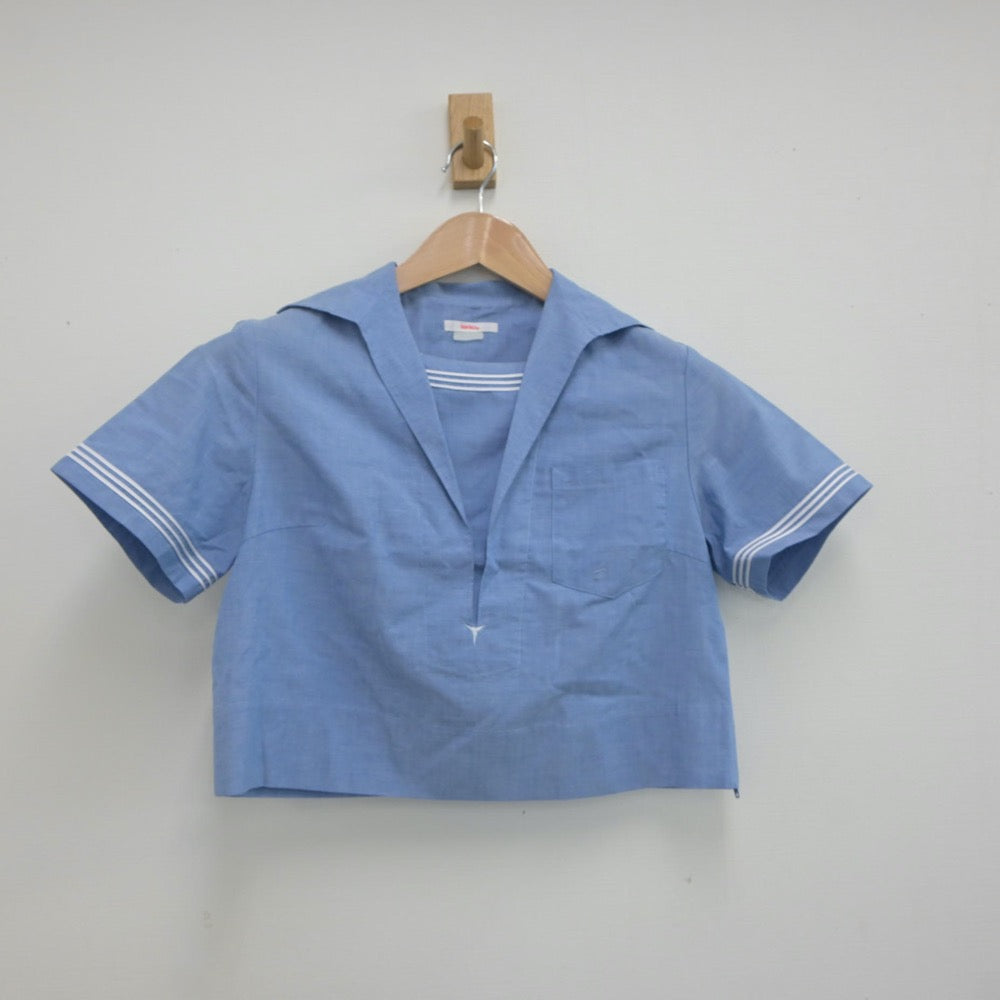 【中古】熊本県 ルーテル学院高等学校 女子制服 2点（シャツ・ジャンパースカート）sf022030