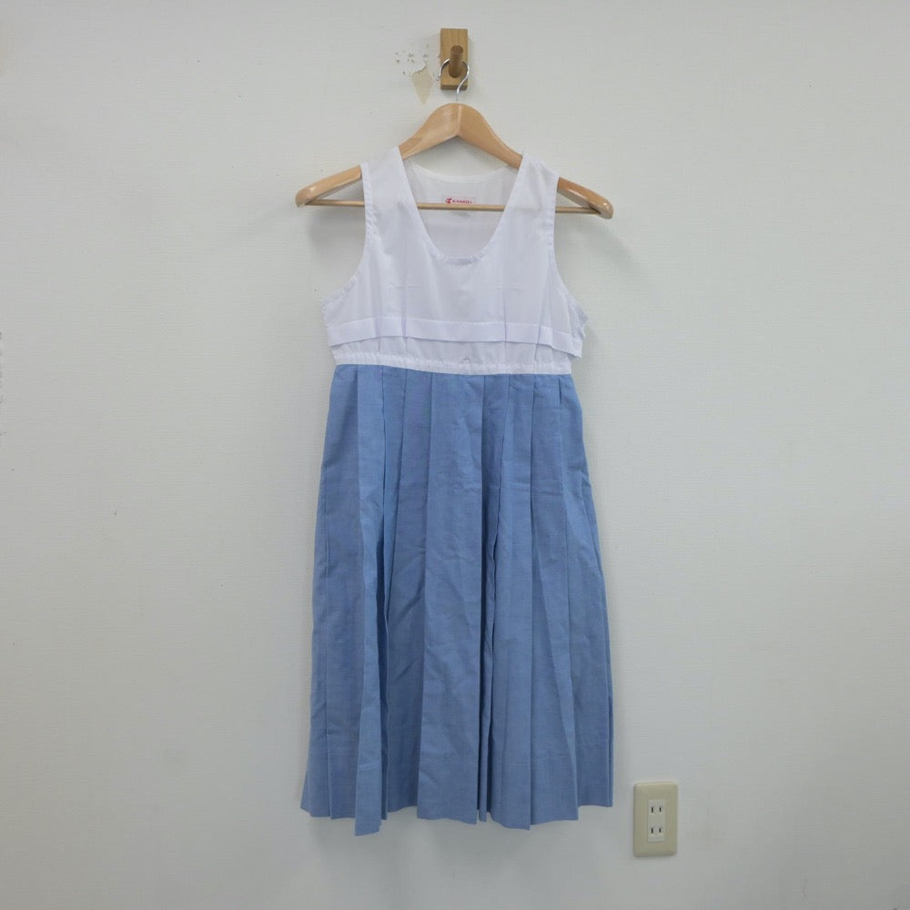 【中古】熊本県 ルーテル学院高等学校 女子制服 2点（シャツ・ジャンパースカート）sf022030