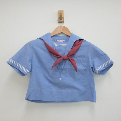 【中古】熊本県 ルーテル学院高等学校 女子制服 3点（シャツ・ジャンパースカート）sf022031