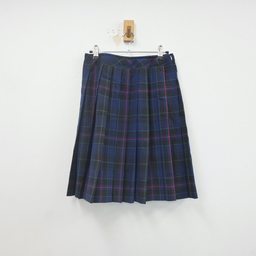 【中古】熊本県 熊本中央高等学校 女子制服 3点（シャツ・スカート）sf022038