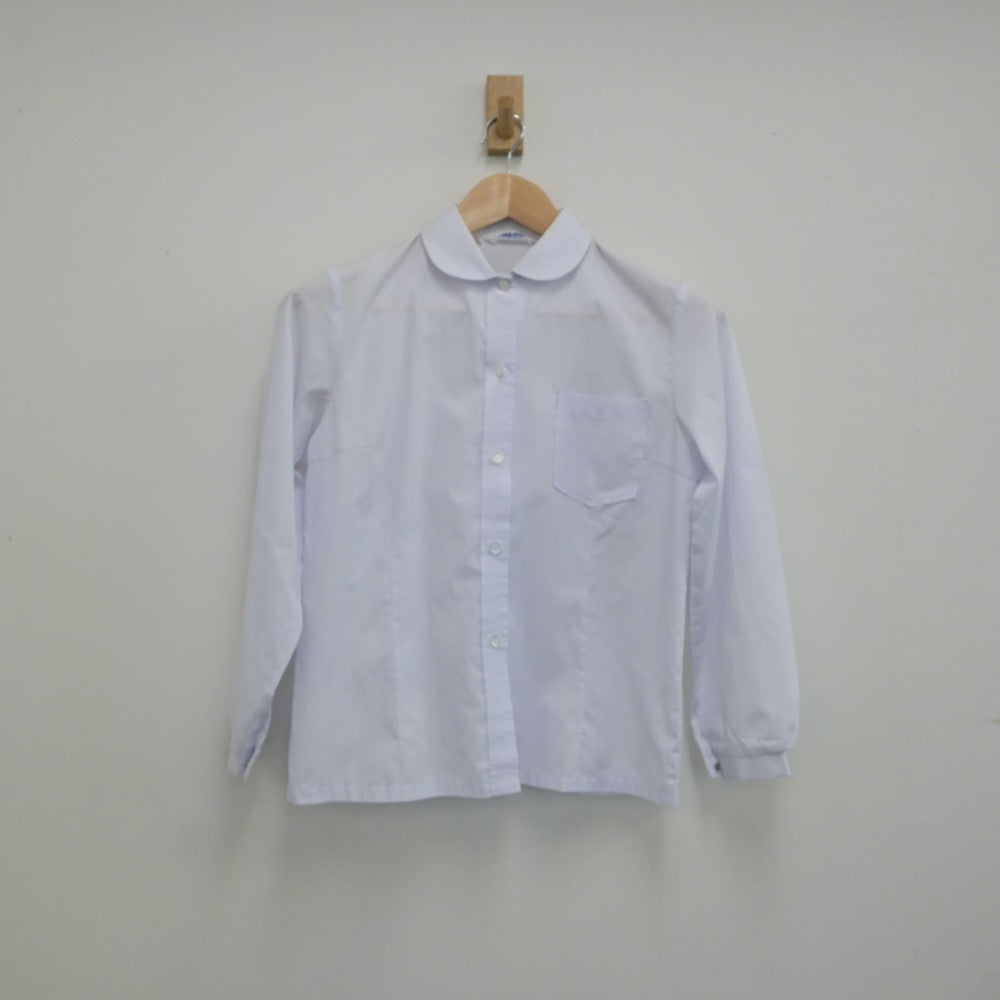 【中古】愛知県 岡崎高等学校 女子制服 3点（ベスト・シャツ・スカート）sf022040